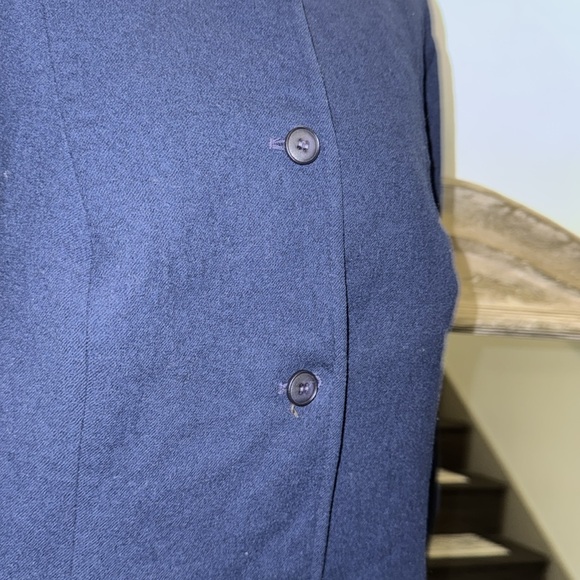 **Pendleton Vintage Navy Virgin Wool Coat** - Picture 5 of 6